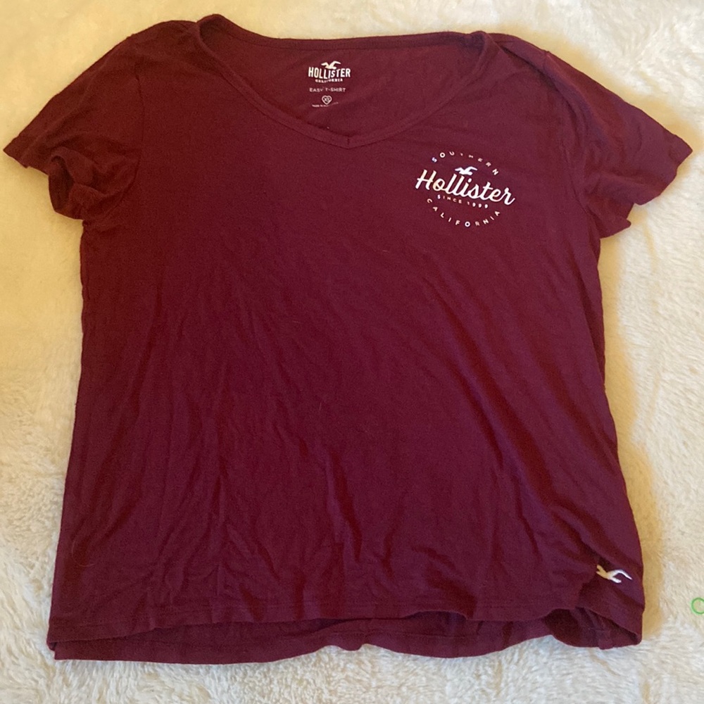 Cute, maroon, flowy top